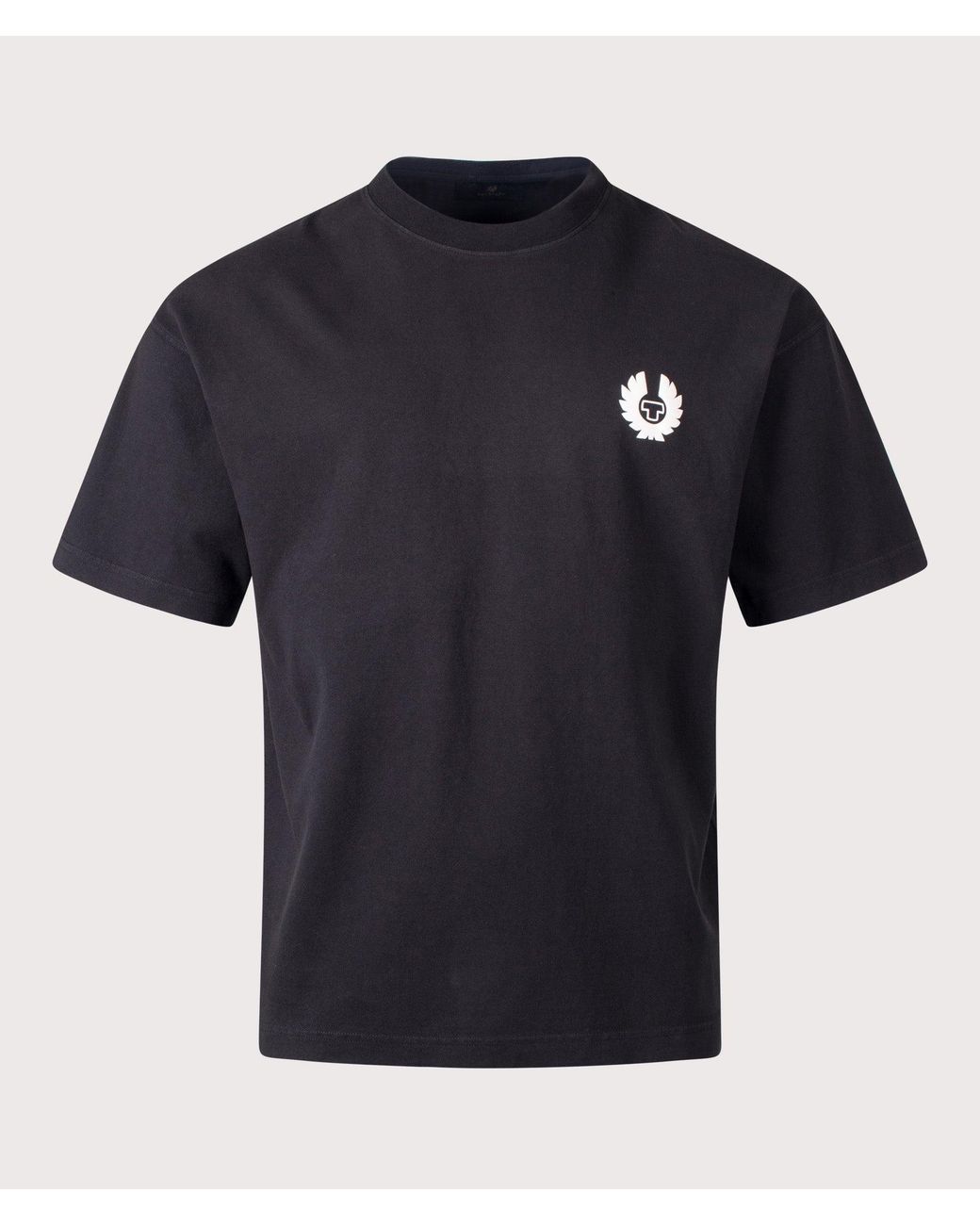 Belstaff Blue Oversized Fit Competition T-Shirt for men