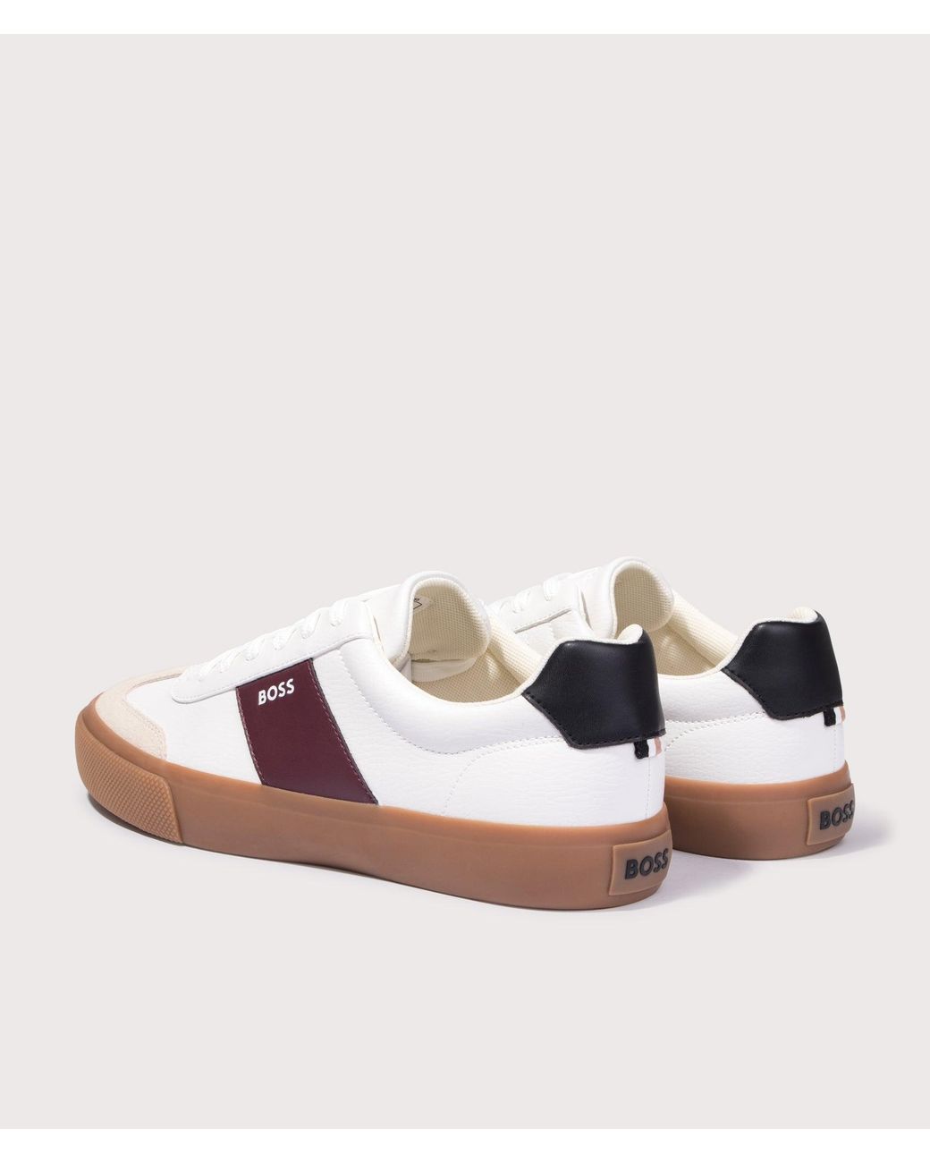 Boss Pink Aiden Tenn Trainers for men