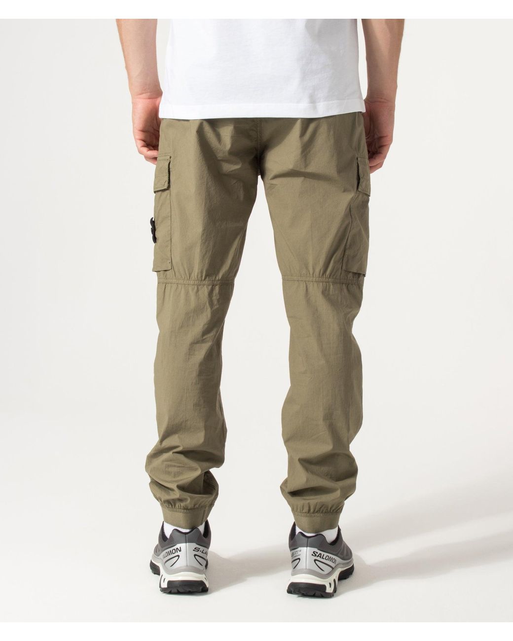 Stone Island Natural Cargo Pants for men