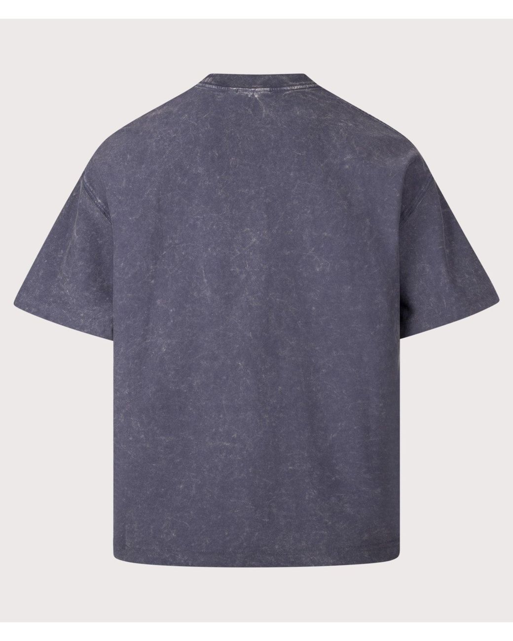 Carhartt Blue Boxy Loose Fit Lambert T-Shirt for men
