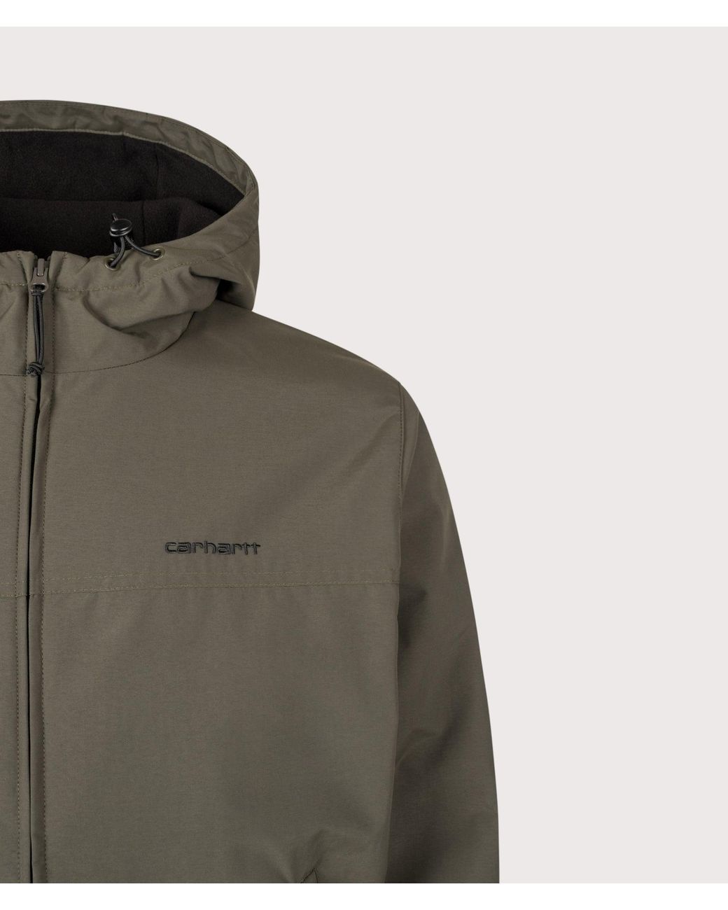 Carhartt Green Regular Fit Hooded Sail Jacket for men