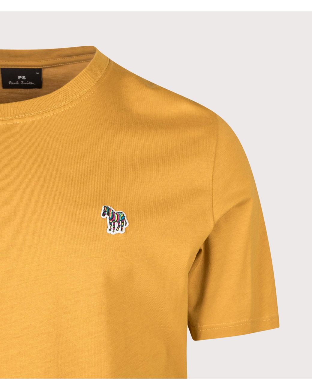 Paul Smith Yellow Regular Fit Zebra T-Shirt for men