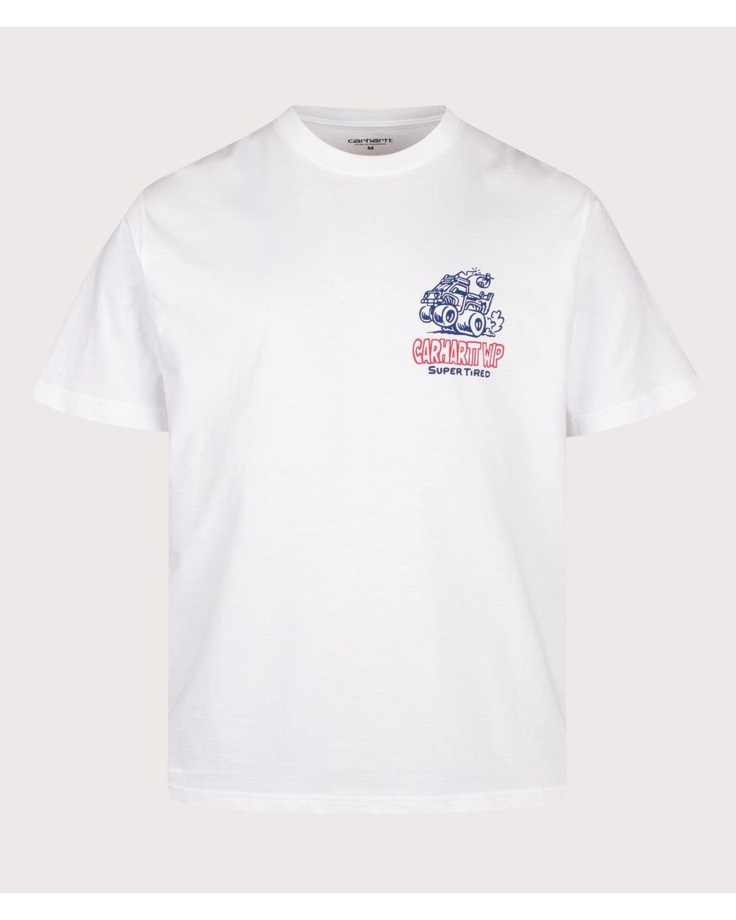 Carhartt White Loose Fit Hot Rat T-Shirt for men