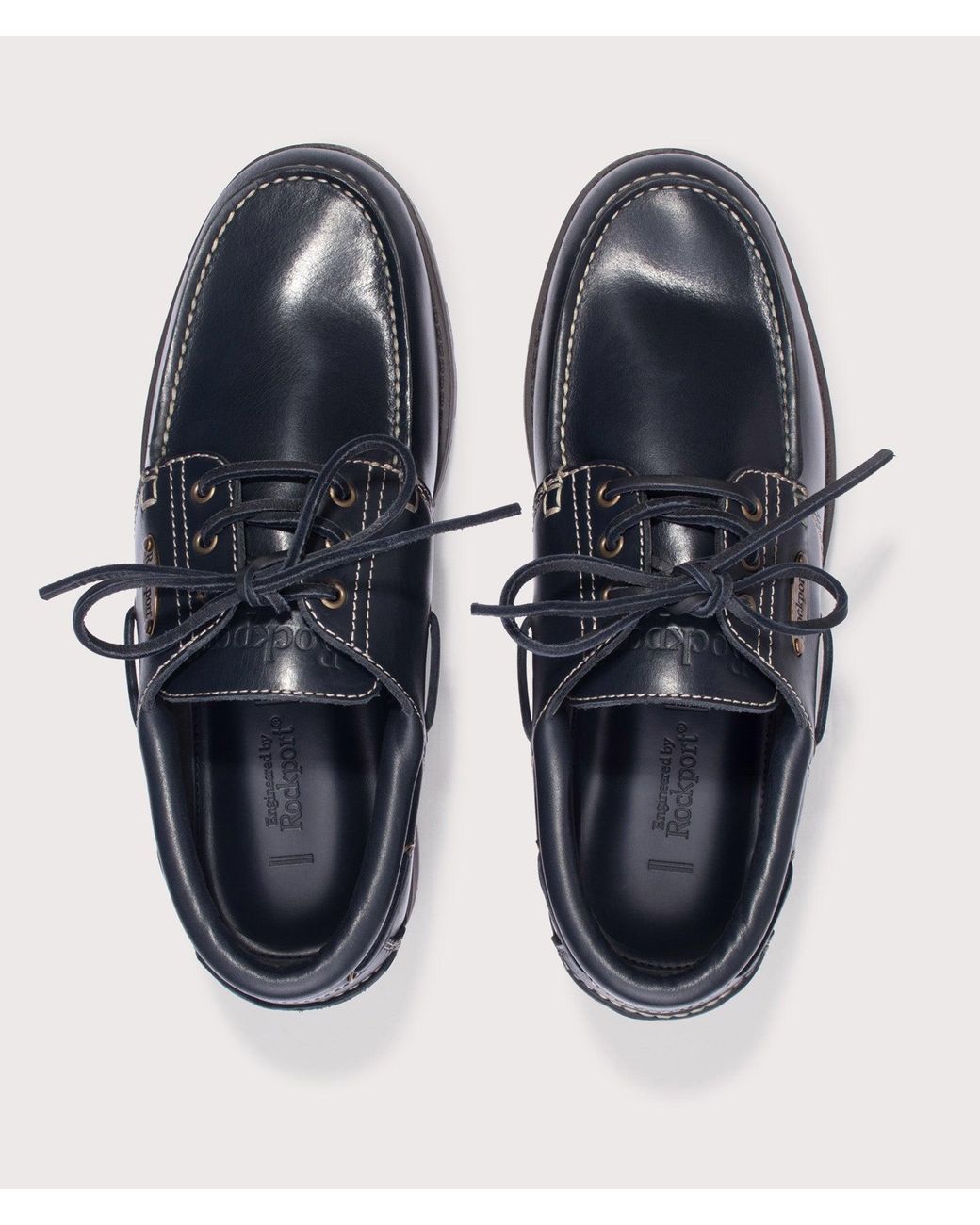 Rockport Blue Country Boat Shoes for men