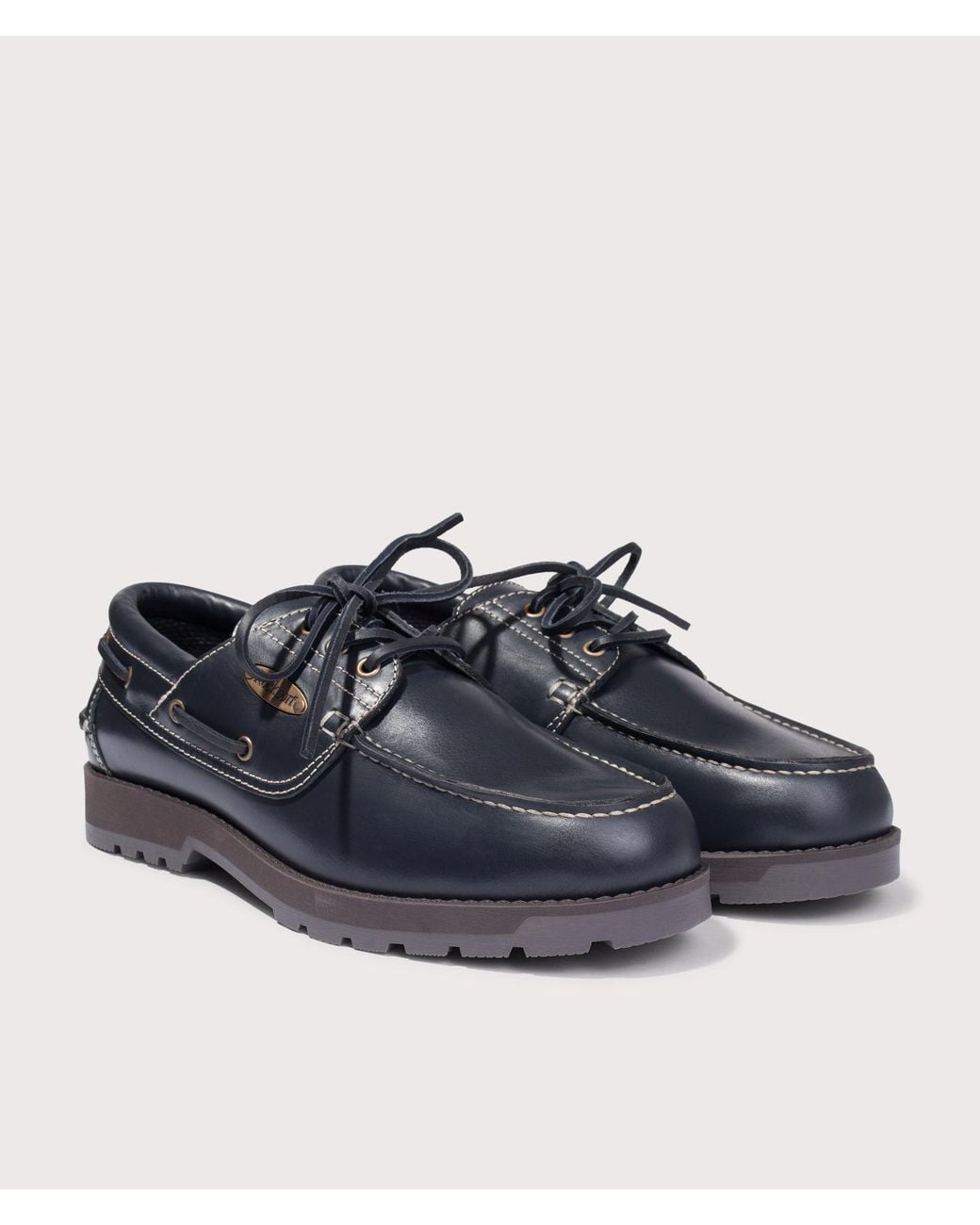 Rockport Blue Country Boat Shoes for men