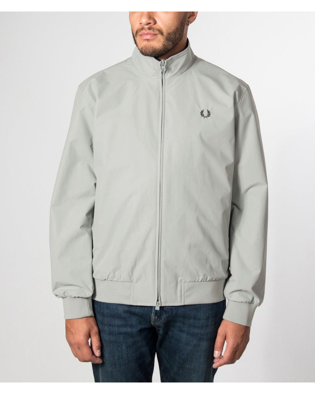 Fred Perry Gray Regular Fit Brentham Jacket for men