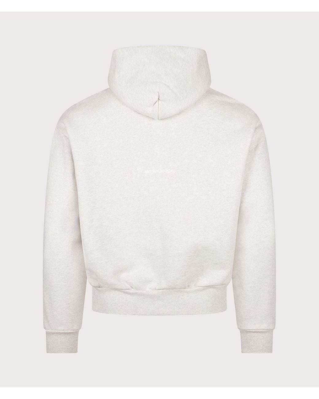 MKI Miyuki-Zoku White Oversized Fit 800 Gsm Superweight Hoodie for men