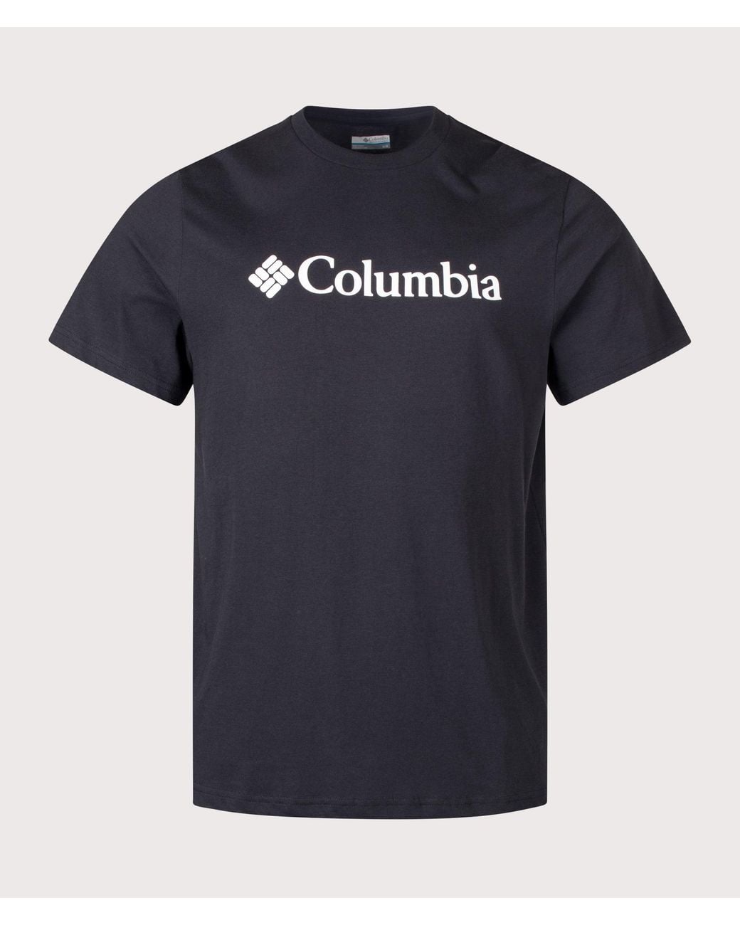 Columbia Blue Regular Fit Csc Basic Logo T-Shirt for men