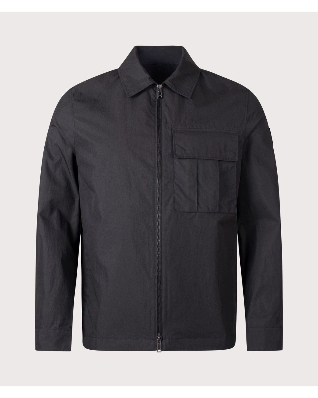 Belstaff Blue Reg Fit Cargo Overshirt for men