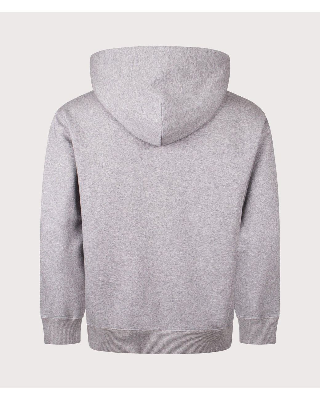 MM6 by Maison Margiela Gray Numeric Hoodie for men