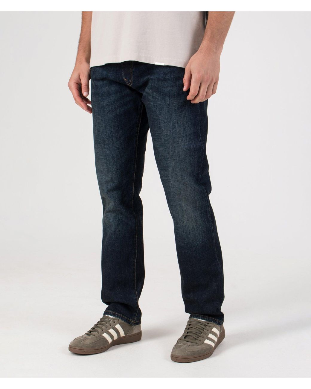 Polo Ralph Lauren Blue Hampton Relaxed Straight Stretch Jeans for men