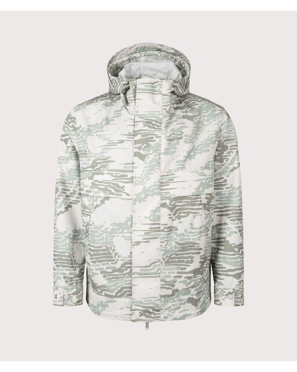 Boss Gray Relaxed Fit Ocombo Coat for men