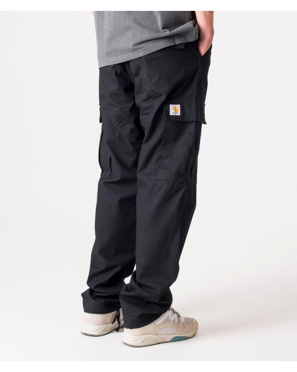 Carhartt Blue Regular Fit Cargo Pants for men
