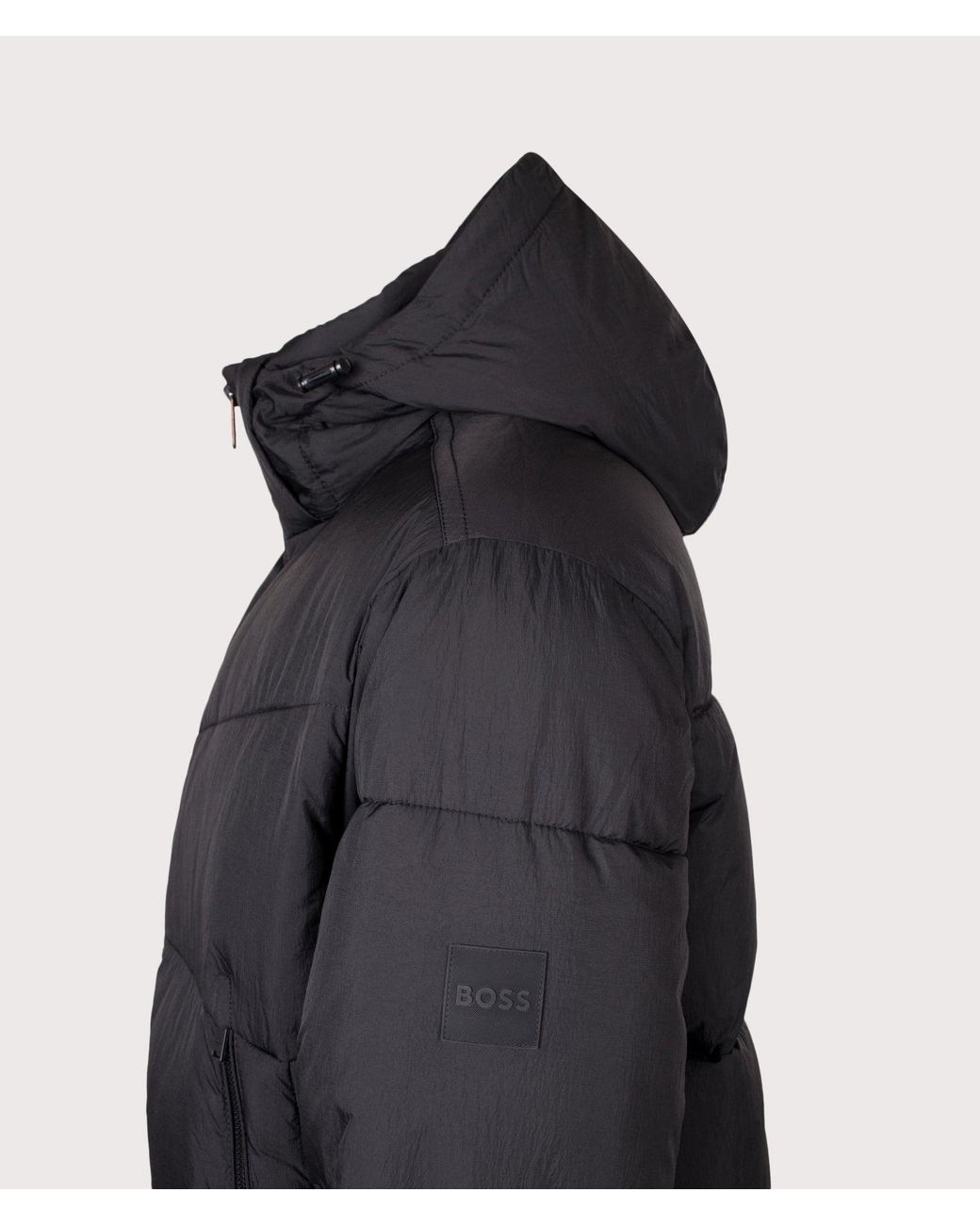 Boss Blue Oversized Fit Obore Puffer Jacket for men