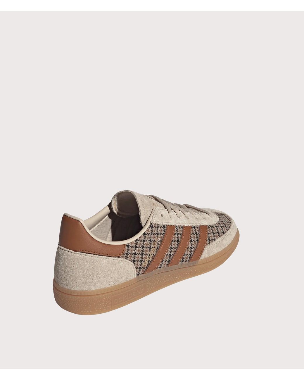 Adidas Originals Brown Houndstooth Handball Spezial Trainers for men