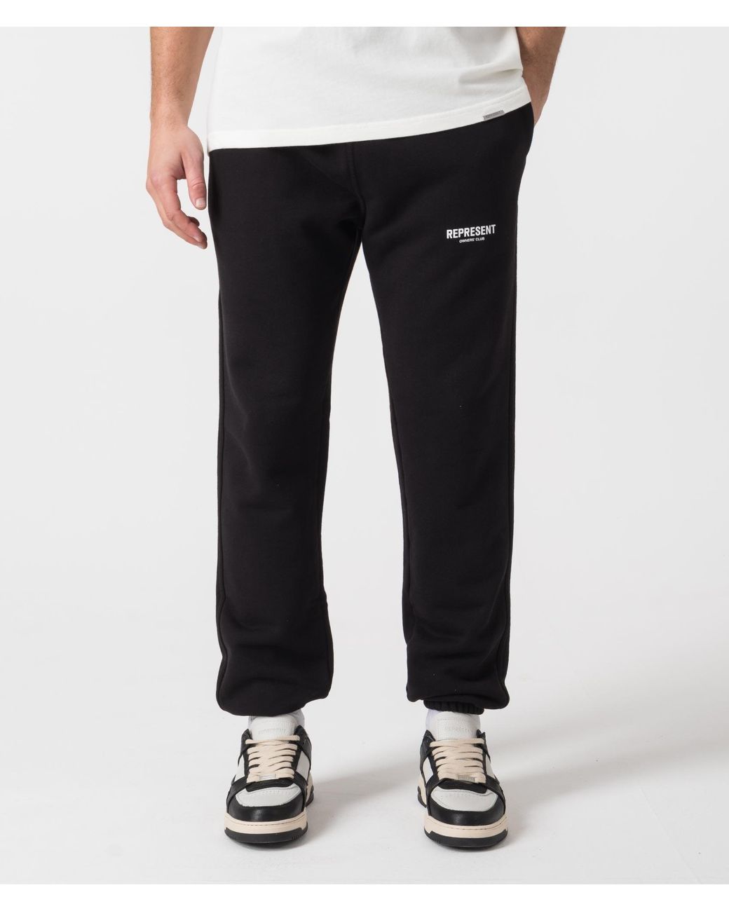Represent Black Relaxed Fit Owners Club Joggers for men