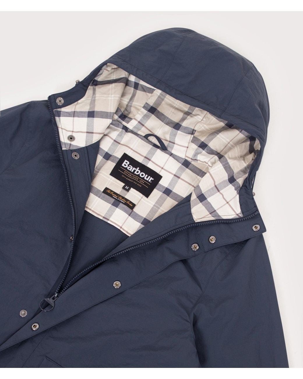 Barbour Blue Baywick Showerproof Jacket for men