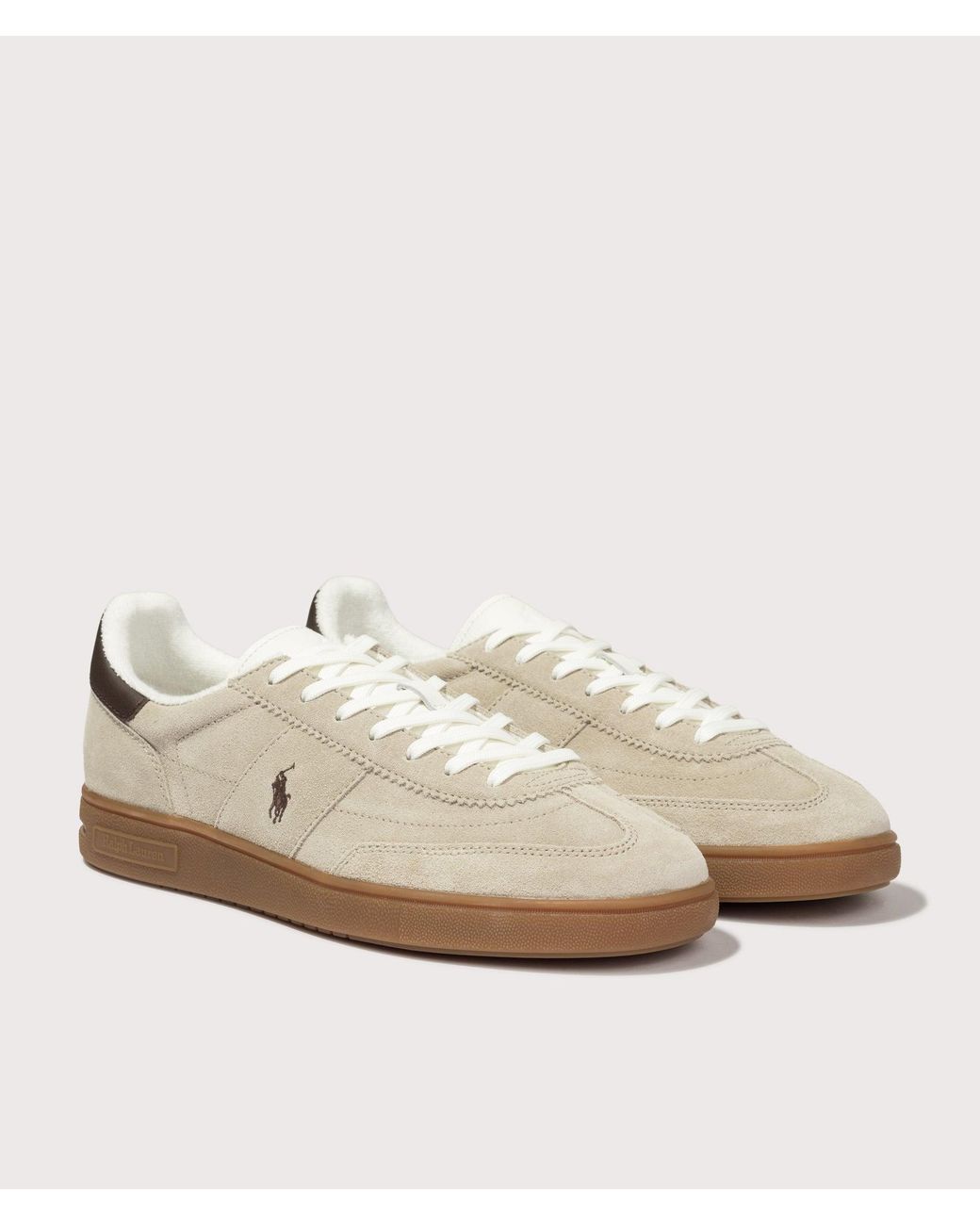 Polo Ralph Lauren Natural Bedford Suede Sneakers for men