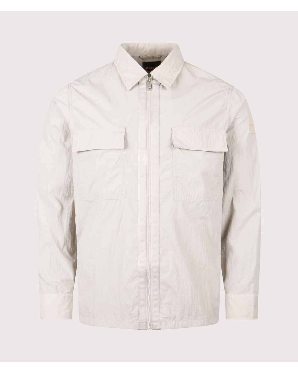 Boss Natural Oversized Lotape Overshirt for men