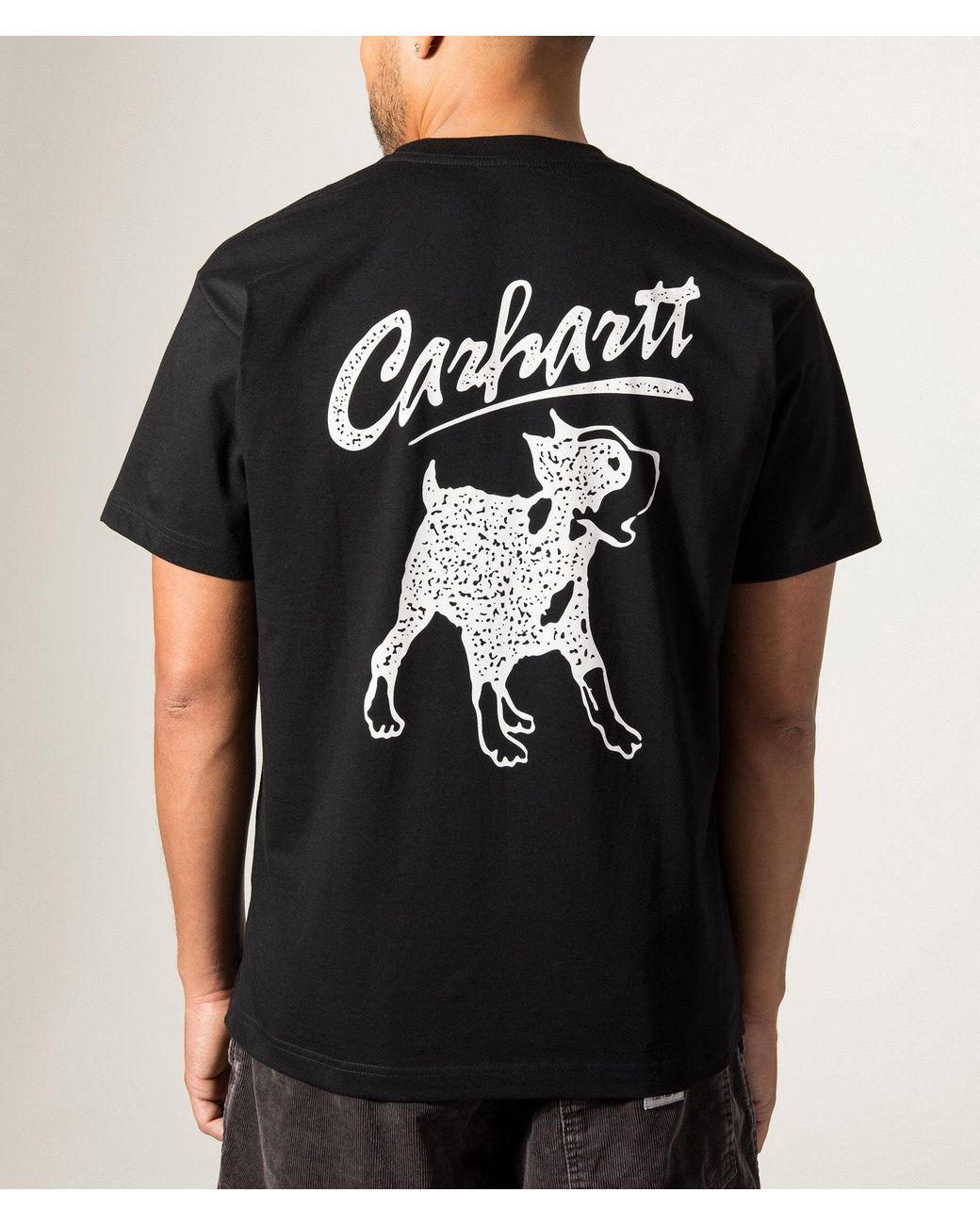 Carhartt Black Loose Fit Pup T-Shirt for men