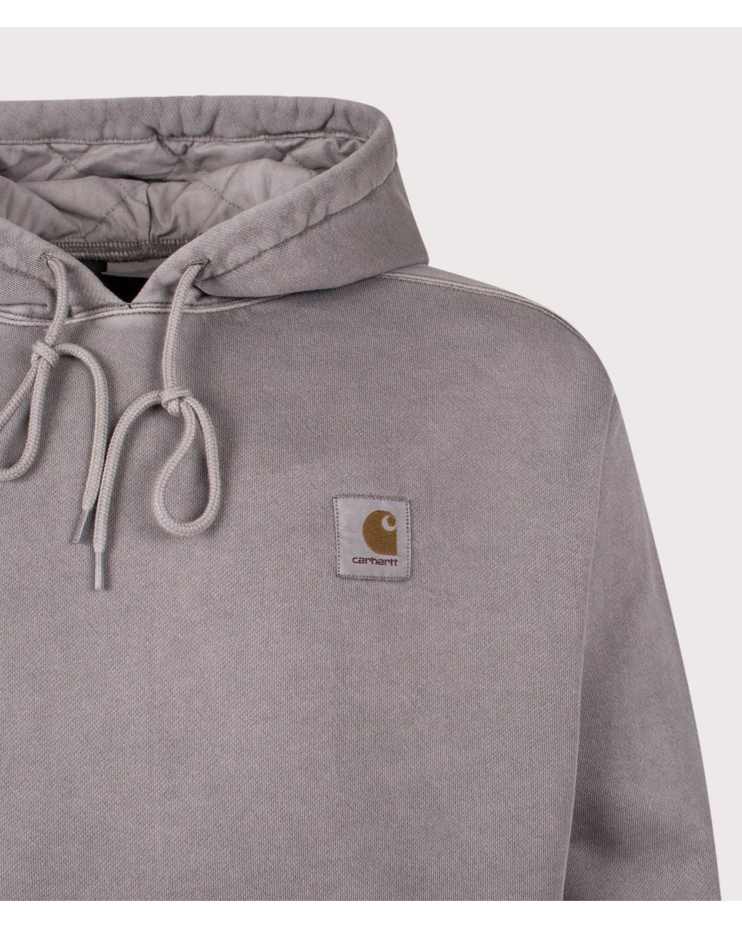 Carhartt Gray Balloon Fit Nelson Hoodie (Fits Big To Size) for men