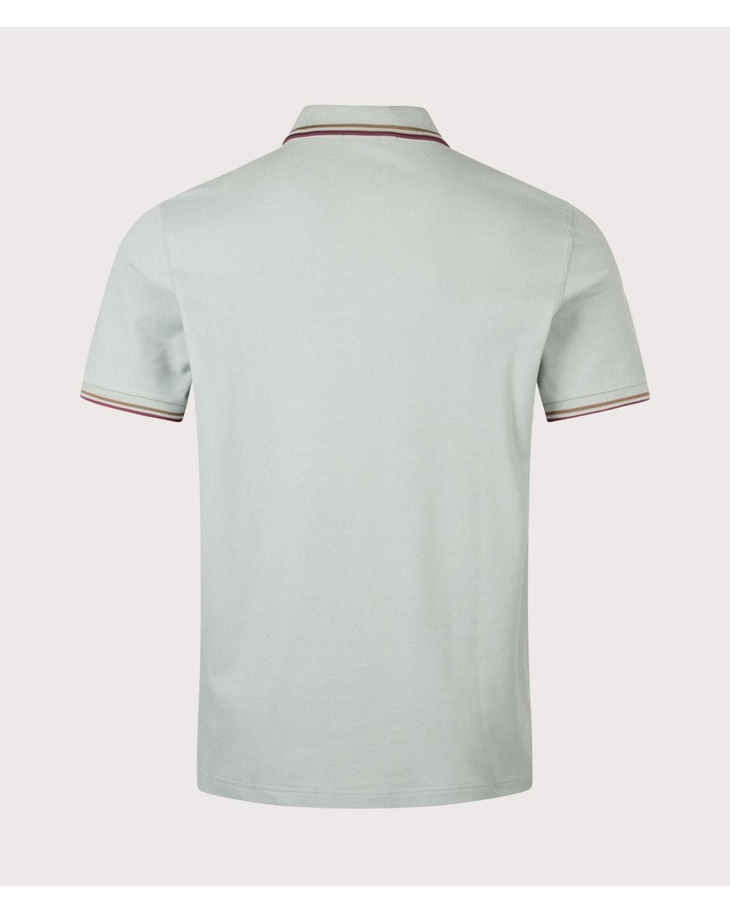 Fred Perry Gray Regular Fit Twin Tipped Shirt for men
