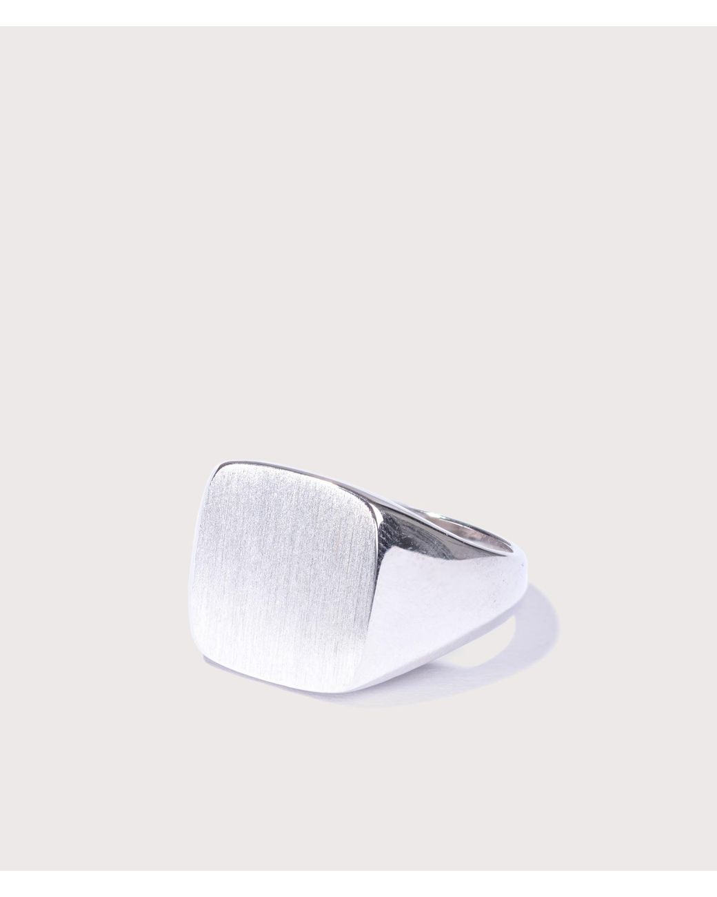 Mysterious Jeweller White 925 Sterling Signet Ring for men