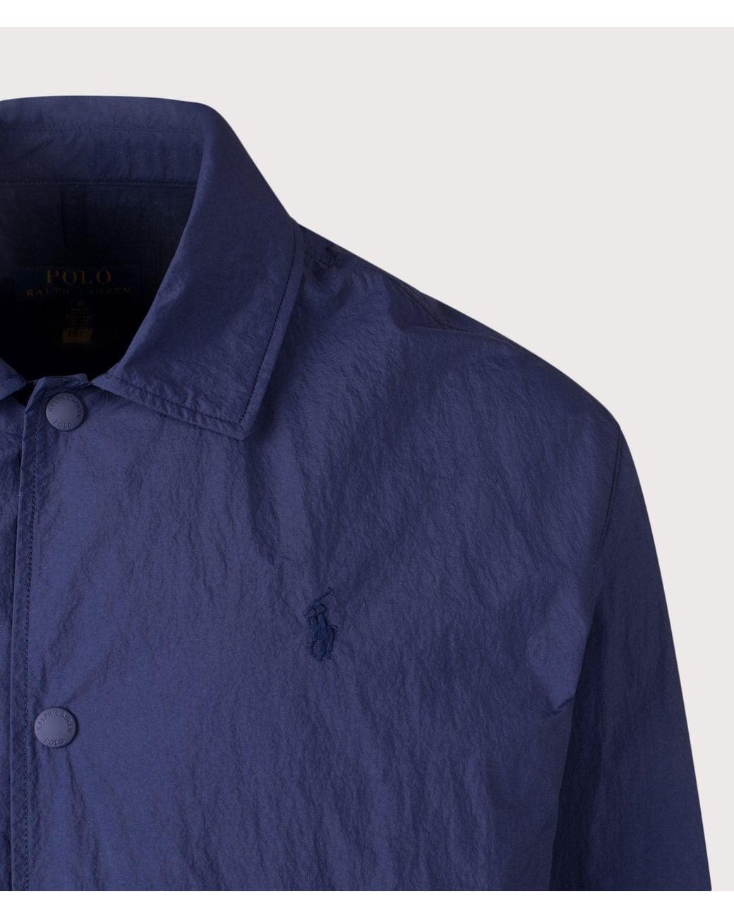 Polo Ralph Lauren Blue The Hayford Coach'S Windbreaker Jacket for men