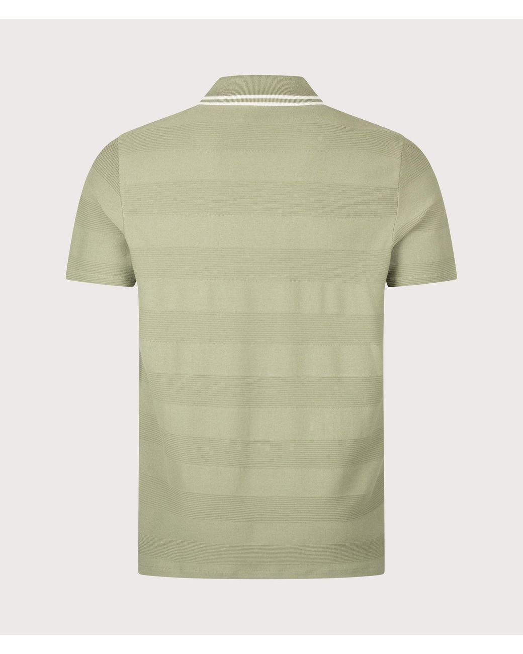 Paul Smith Green Regular Fit Quarter Zip Polo Shirt for men