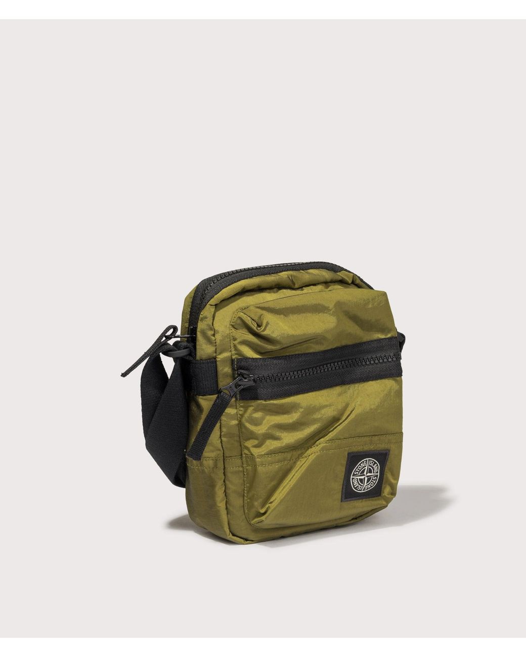Stone Island Green Coated Nylon Metal for men