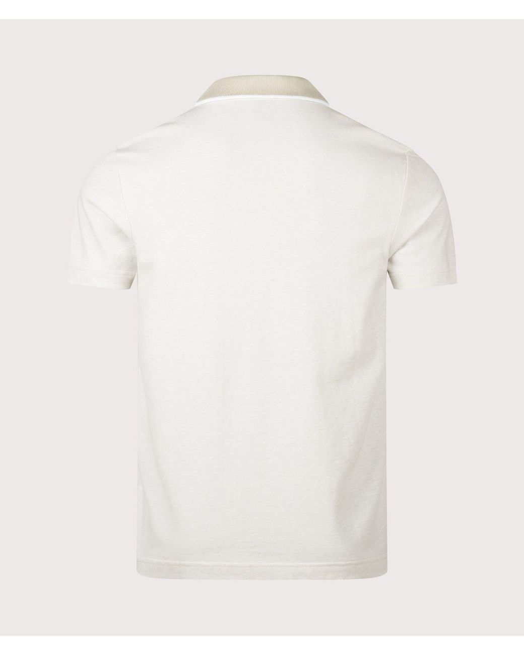Boss White Regular Fit Passerford Polo Shirt for men