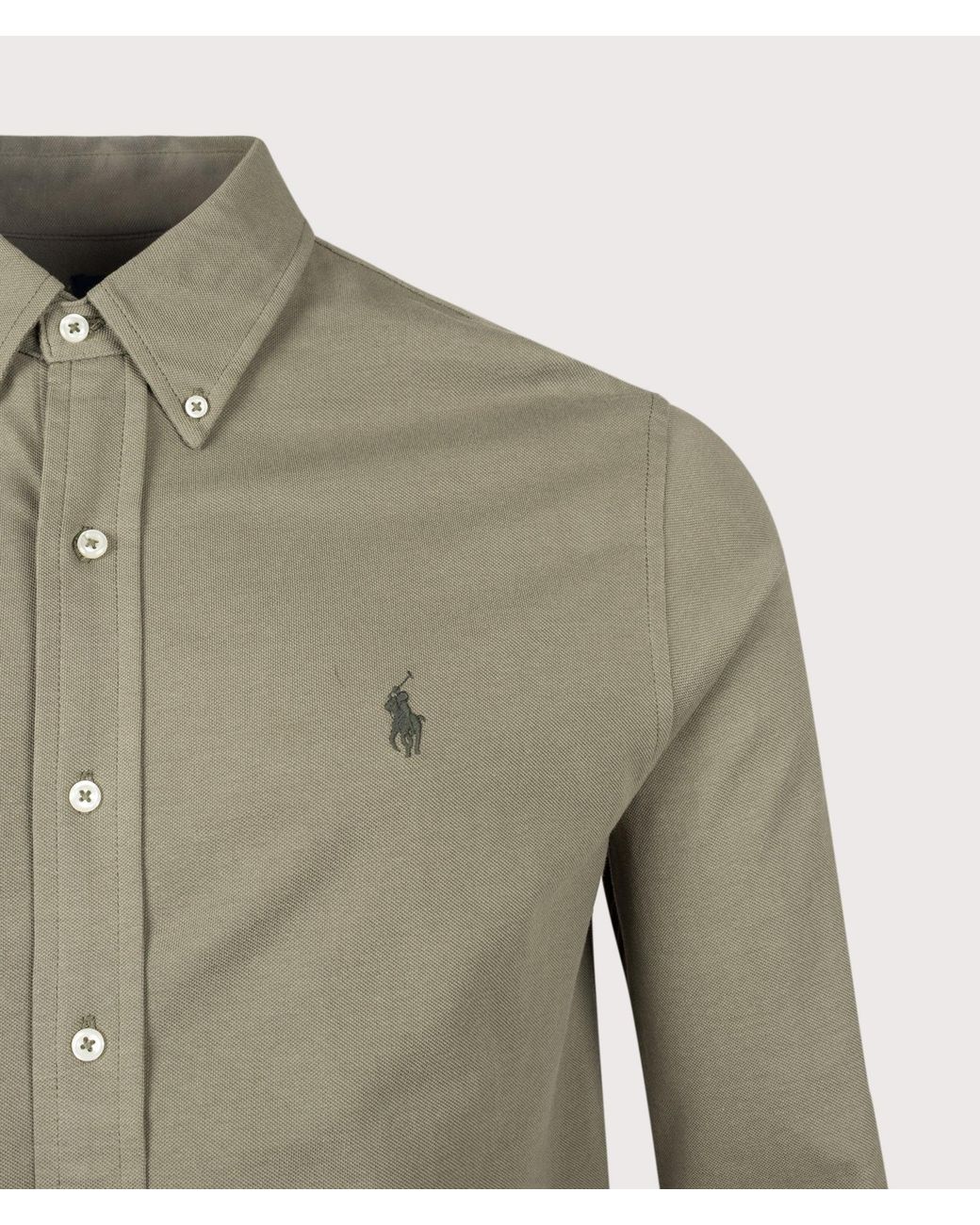 Polo Ralph Lauren Green Relaxed Fit Featherweight Mesh Shirt for men