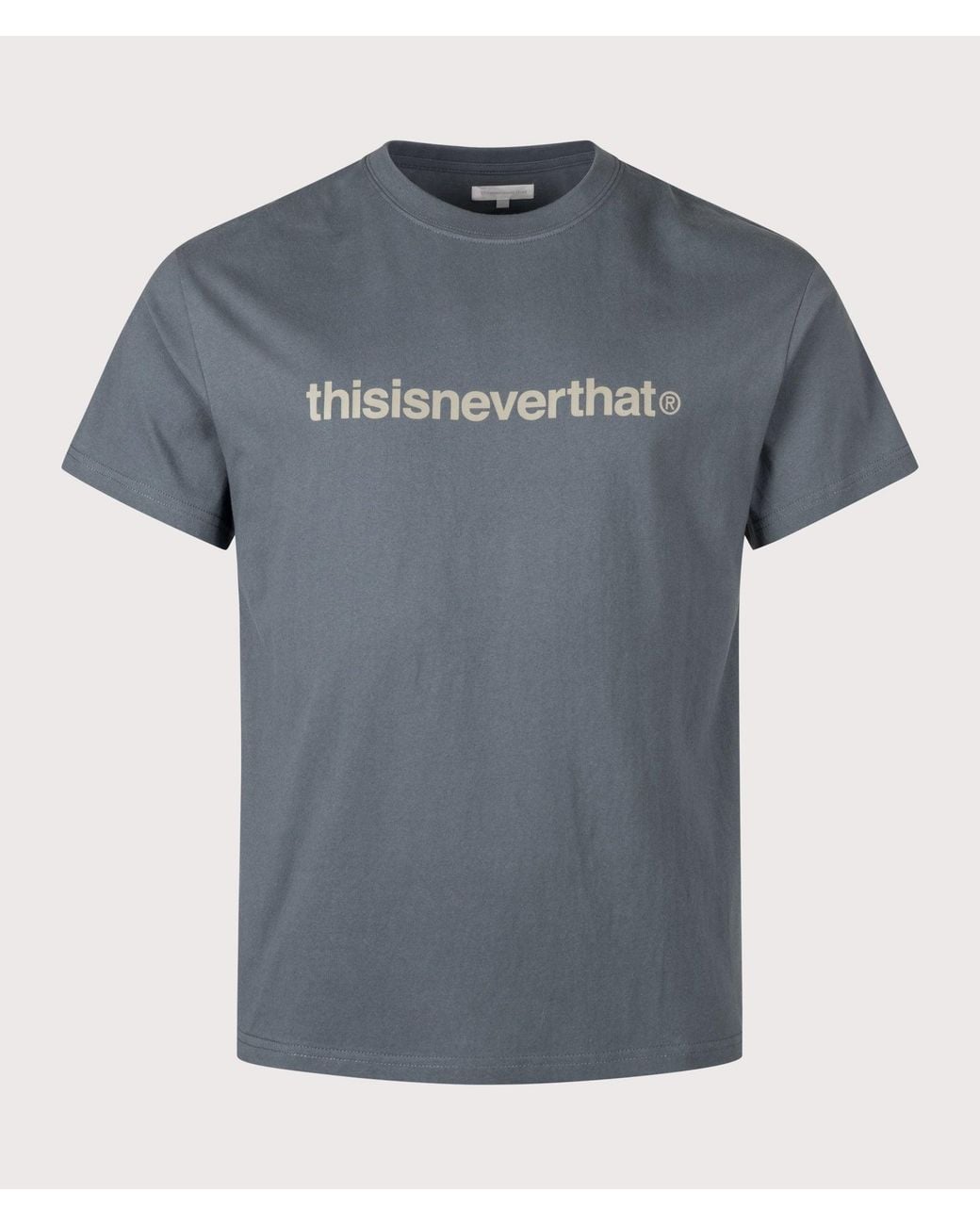 Thisisneverthat Blue Regular Fit T-Logo T-Shirt for men