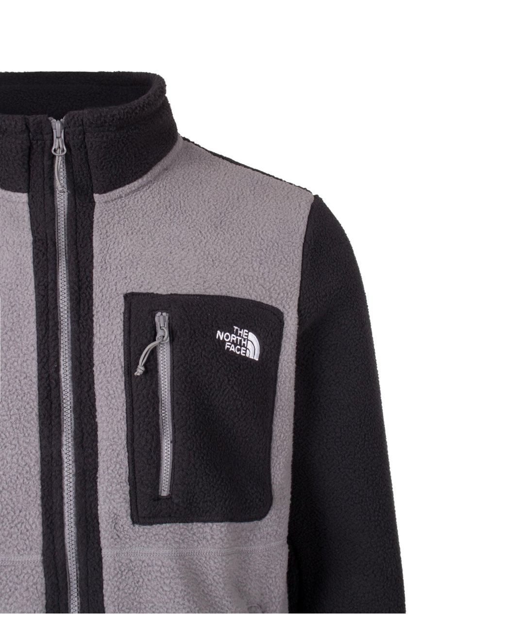 The North Face Gray Regular Fit Yumiori Zip Through Fleece for men