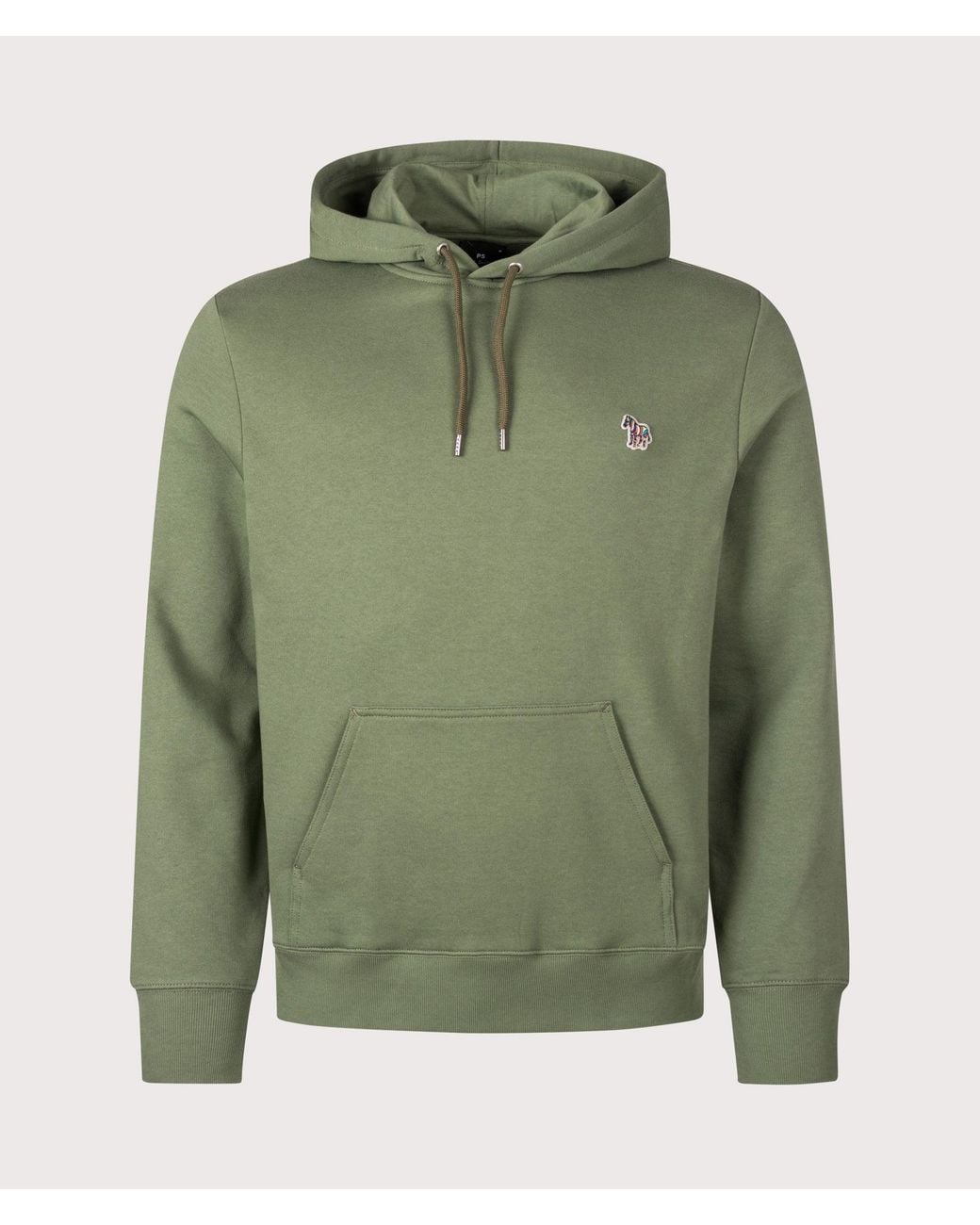 Paul Smith Green Regular Fit Zebra Logo Hoodie for men