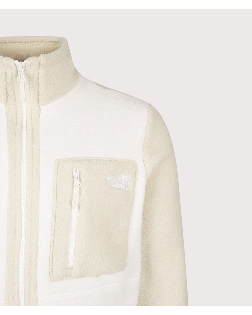 The North Face White Regular Fit Yumiori Zip Through Fleece for men