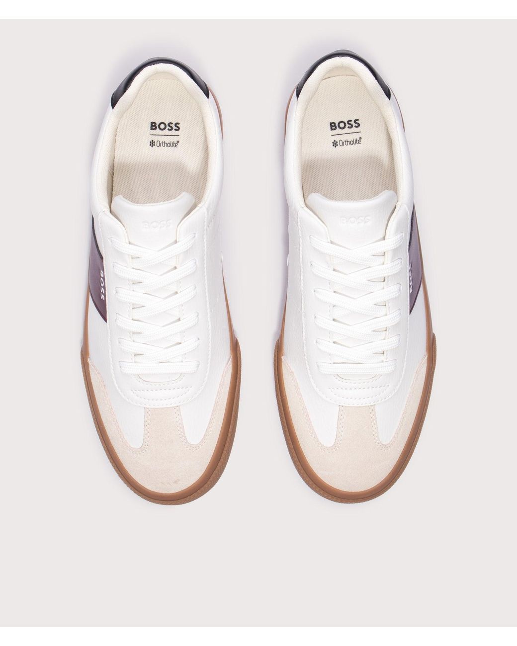 Boss Pink Aiden Tenn Trainers for men