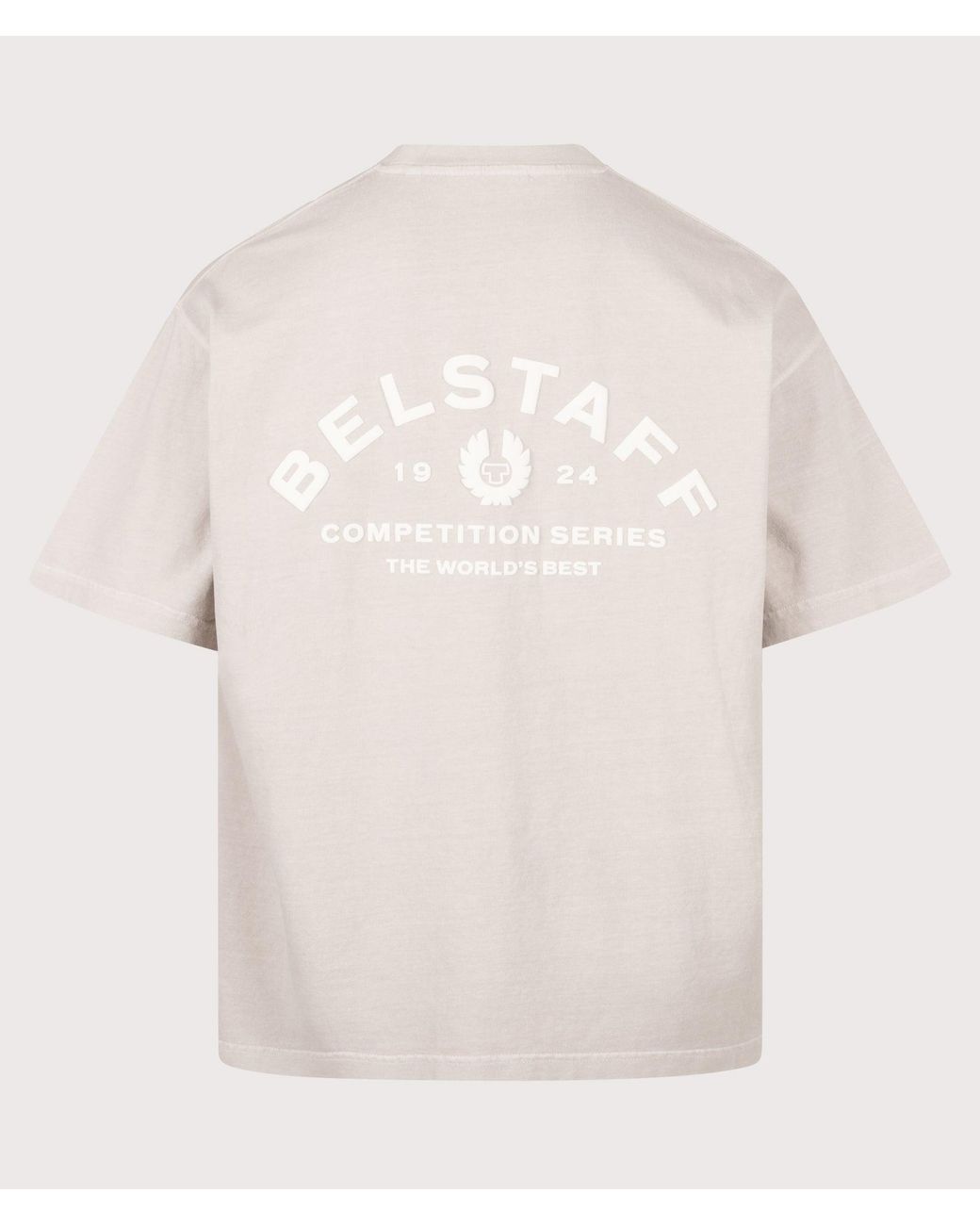 Belstaff Natural Oversized Fit Competition T-Shirt for men