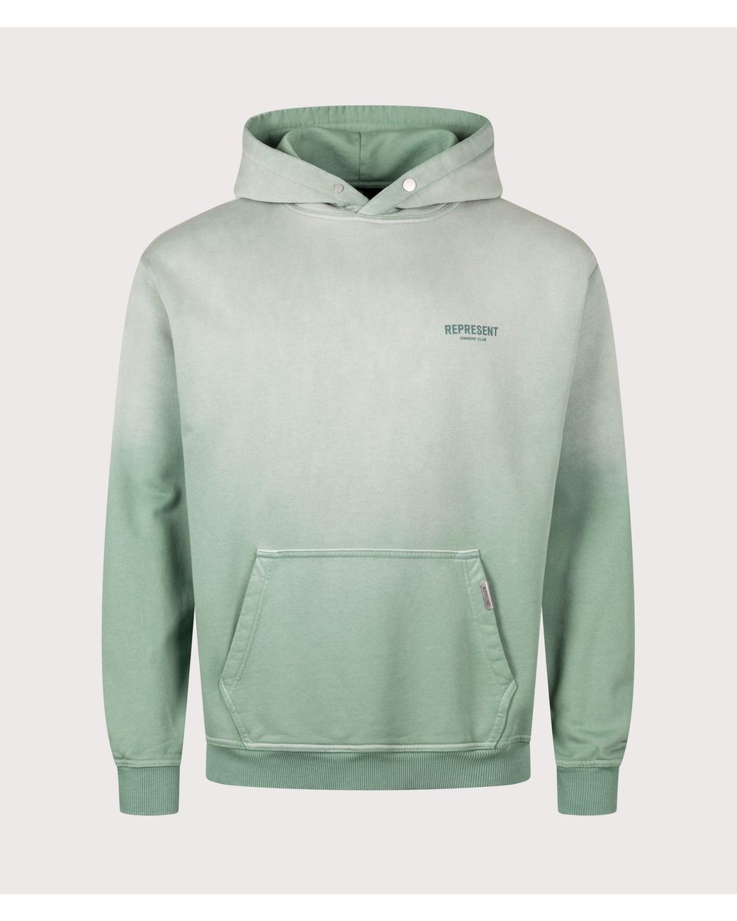 Represent Green Oversized Fit Owners Club Hoodie for men