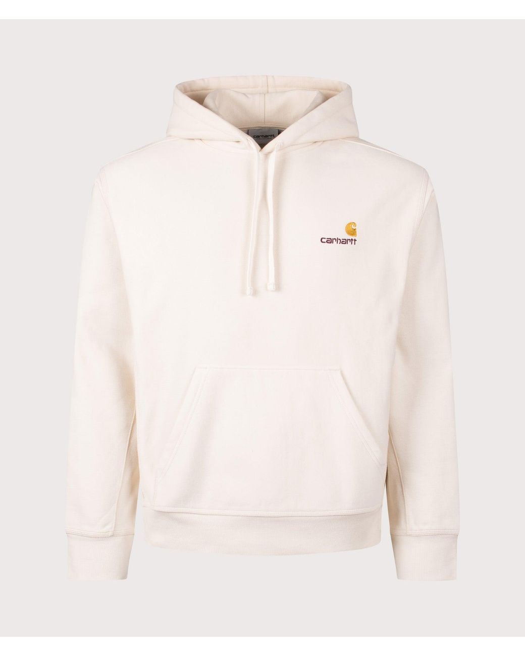 Carhartt Natural Relaxed Fit American Script Hoodie for men