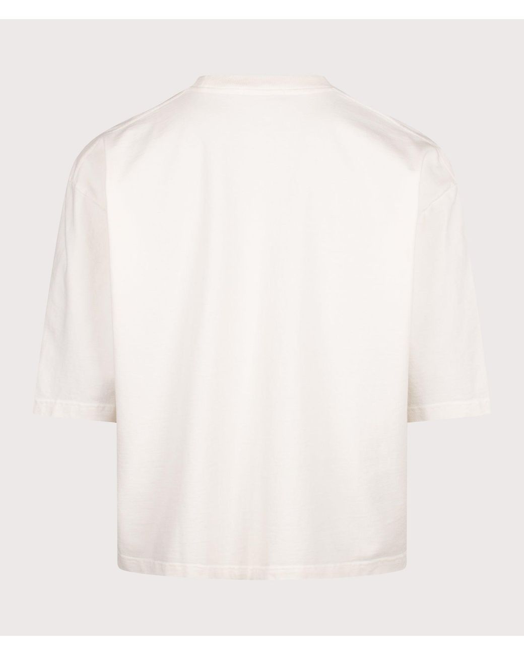 Willy Chavarria Natural Oversized Community Center Buffalo T-Shirt for men