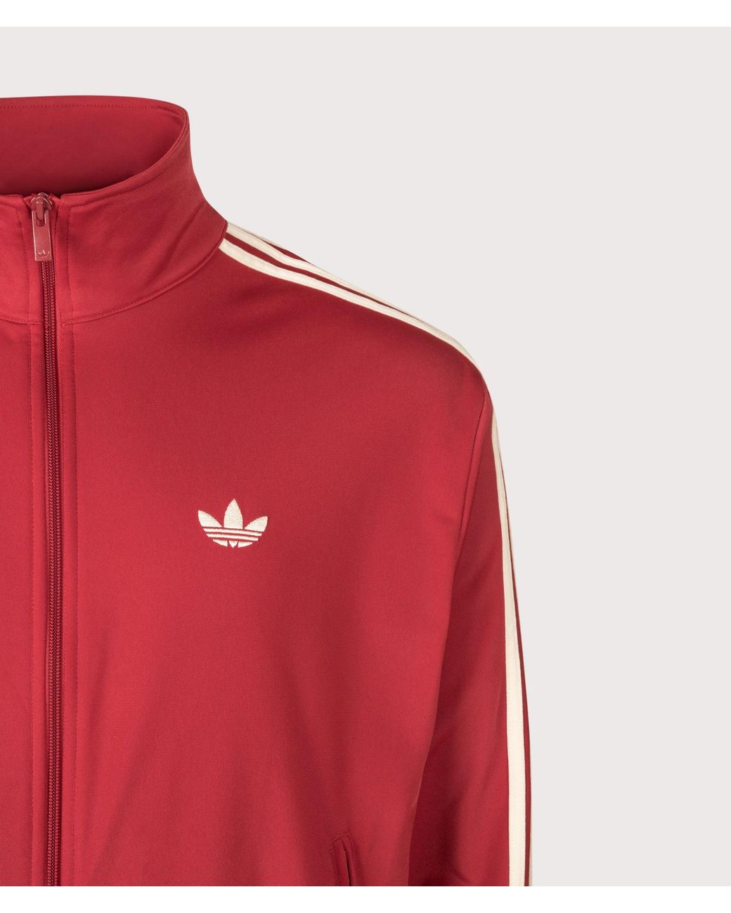 Adidas Originals Red Loose Fit Firebird Track Top (Fits Big To Size) for men