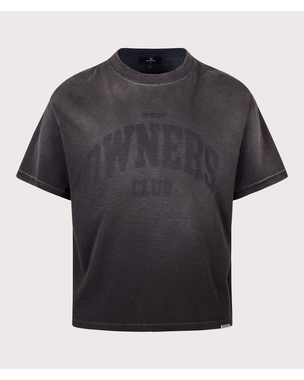 Represent Black Oversized Fit Owners T-Shirt for men
