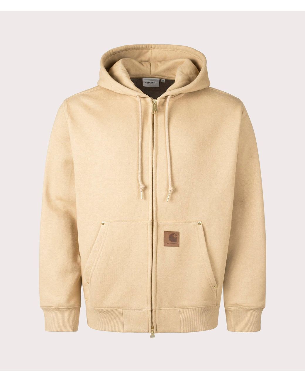 Carhartt Natural Balloon Fit Eldon Zip Through Hoodie for men
