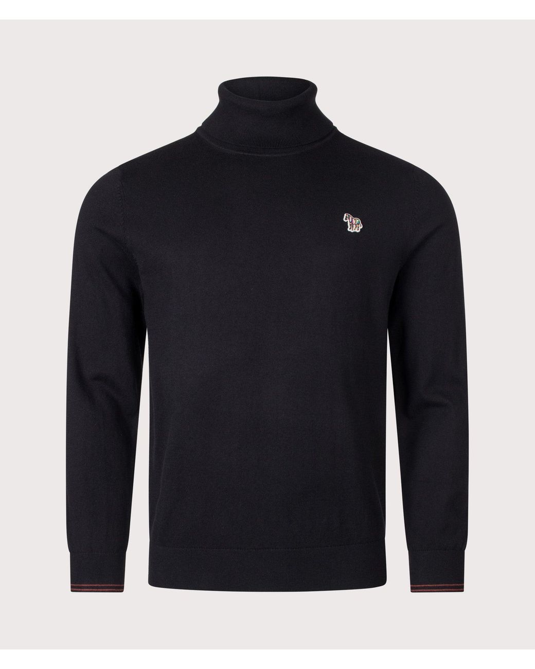 Paul Smith Blue Regular Fit Roll Neck Jumper for men