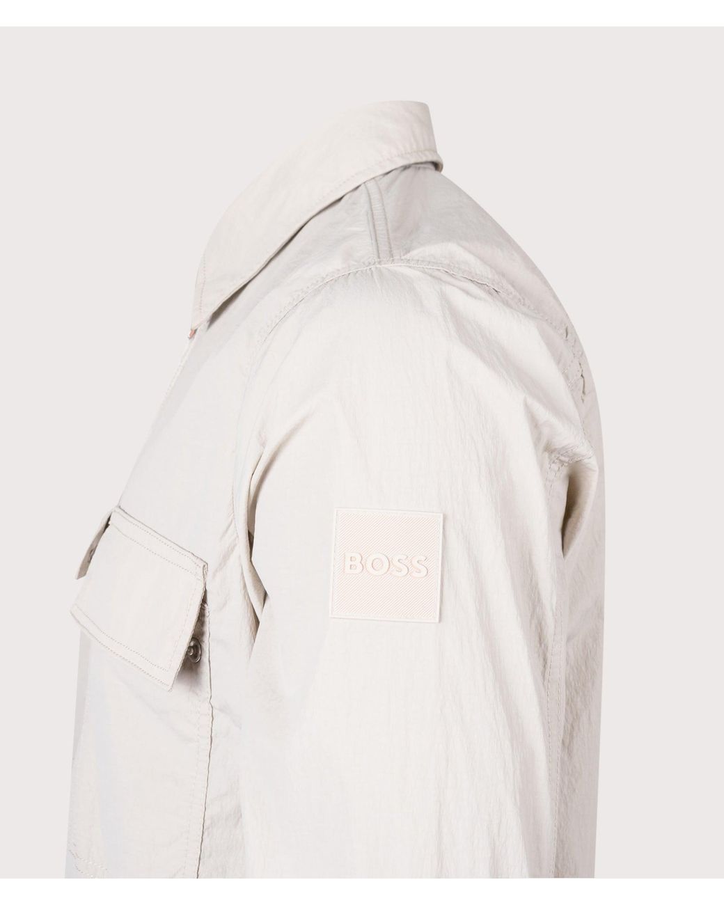 Boss Natural Oversized Lotape Overshirt for men