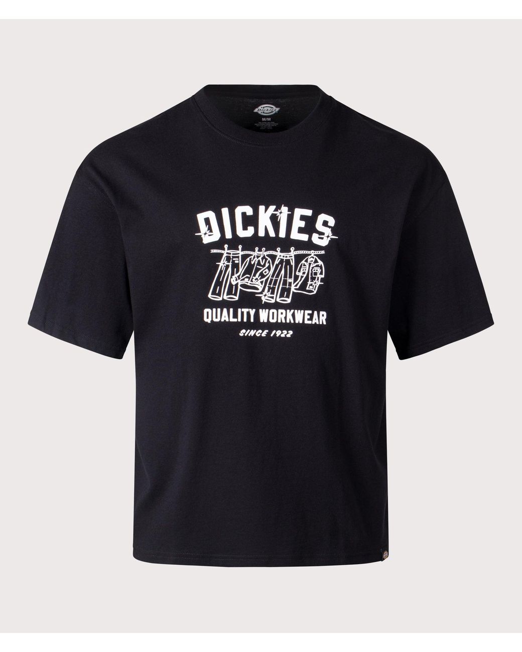 ★DICKIES Laundry Boxy T-Shirt 関税込★ Laundry boxy t-shirt in Black | T-Shirts | Dickies BE.