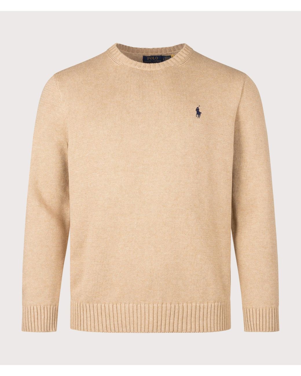 Polo Ralph Lauren Natural Regular Fit Cotton Crew Neck Jumper for men