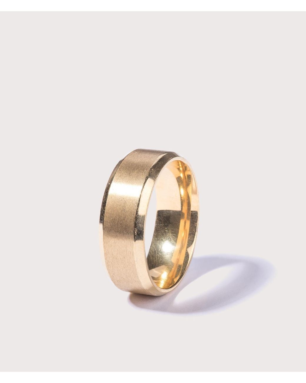 Mysterious Jeweller Natural Stainless Steel Band Ring for men