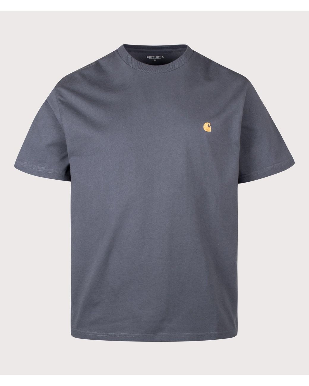Carhartt Blue Loose Fit Chase T-Shirt for men